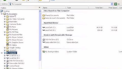 More Advanced Features Of Windows XP - How To Use Windows Explorer