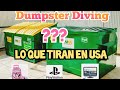 Dumpster diving / Lo que tiran en USA   Encontre cosas nuevas y bellas