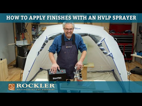 How to Apply Finishes with an HVLP Sprayer