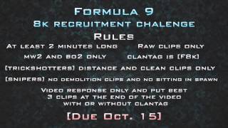F9 8k Recruitment Challenge (F8K)