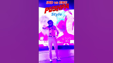 IND vs ENG Semi Final Match by Pushpa Lookalike Allu Arjun Duplicate PushpaRaj Lookalike