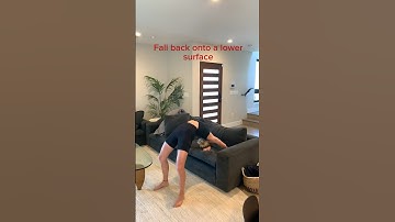How to FALL TO BRIDGE #backbend #gymnastics #tutorial #howto #tumbling #acrobatics
