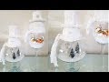 GLASS SNOWMAN WITH LIGHT UP SCENERY INSIDE | BEAUTIFUL CHRISTMAS DISPLAY