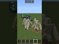 Mutant Drowned VS Iron Golems #minecraft #minecraftpe #minecraftbedrock #mutantcreaturesaddon