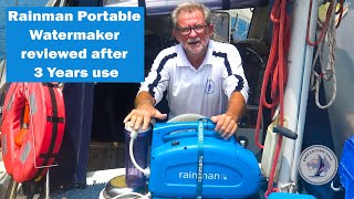 Rainman Portable Watermaker Demo/Review after 3 Years use. How we make fresh drinking water on boat