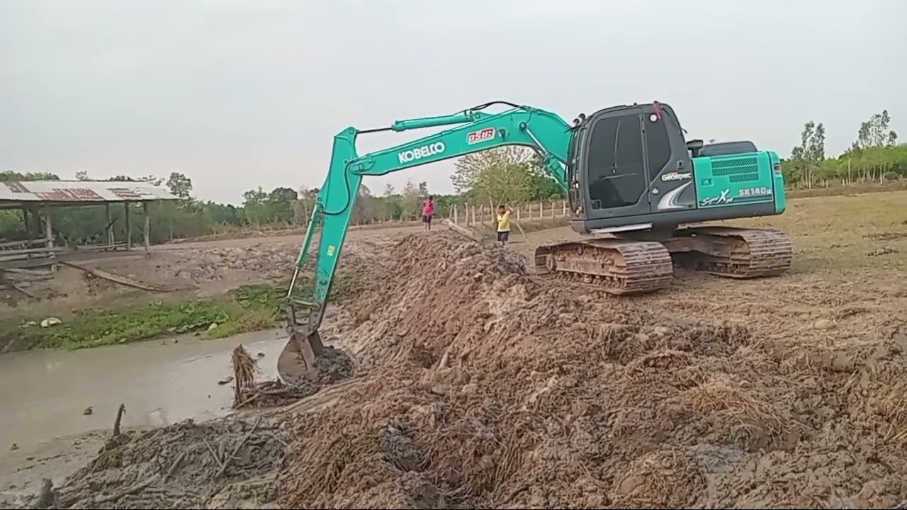 ปั้นคันแดนนาสิปั้นแล้วให้เพิลบ่ละ#โกเบโก้sk140