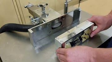 Composite Shear Test Cutting for ASTM D5379 Samples Using V-Mill