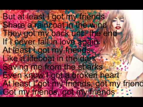 Aura Dione - Friends (Lyrics) - YouTube