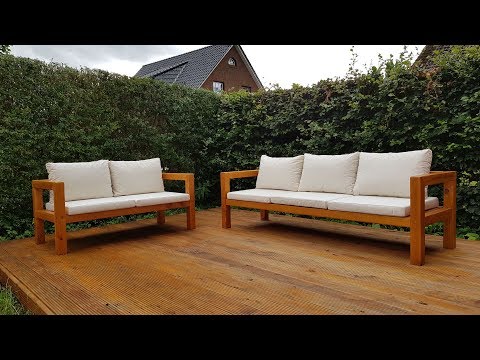 Video: DIY Gartenbank