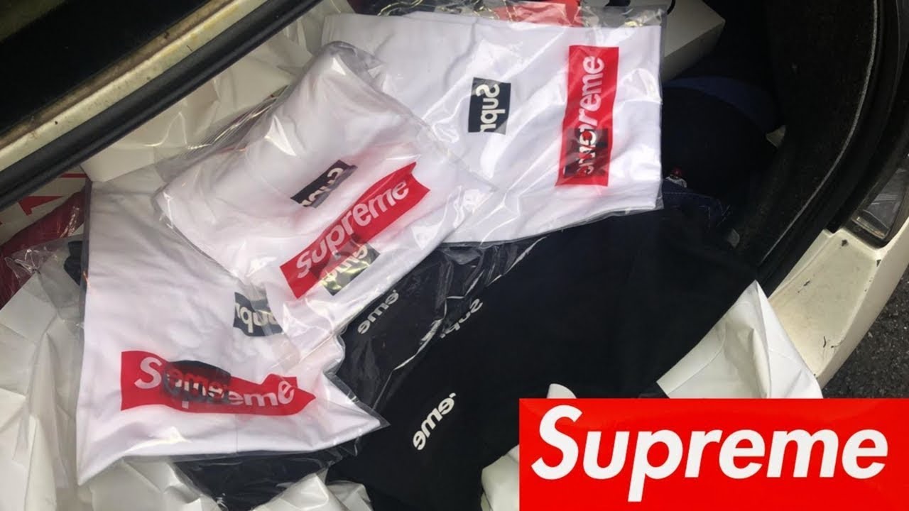 SUPREME x COMME DES GARCONS BOXLOGO WEEK 4 FW18 IN-STORE RELEASE SOHO