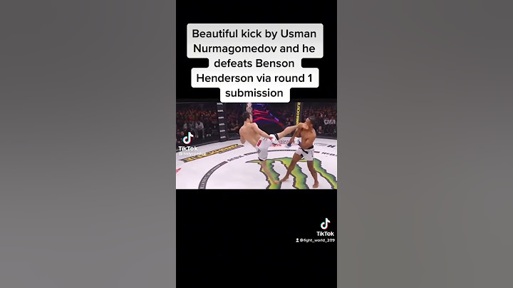 Usman Nurmagomedov Crazy Question Mark Kick! #mma #bellator #mmanews