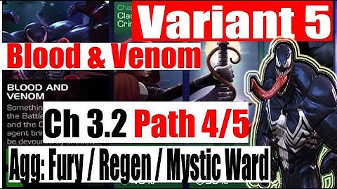 :Variant 5 Ch 3.2 Path 4/5 (Agg:Regen/Fury/Mystic Ward) - Marvel Contest of Champions