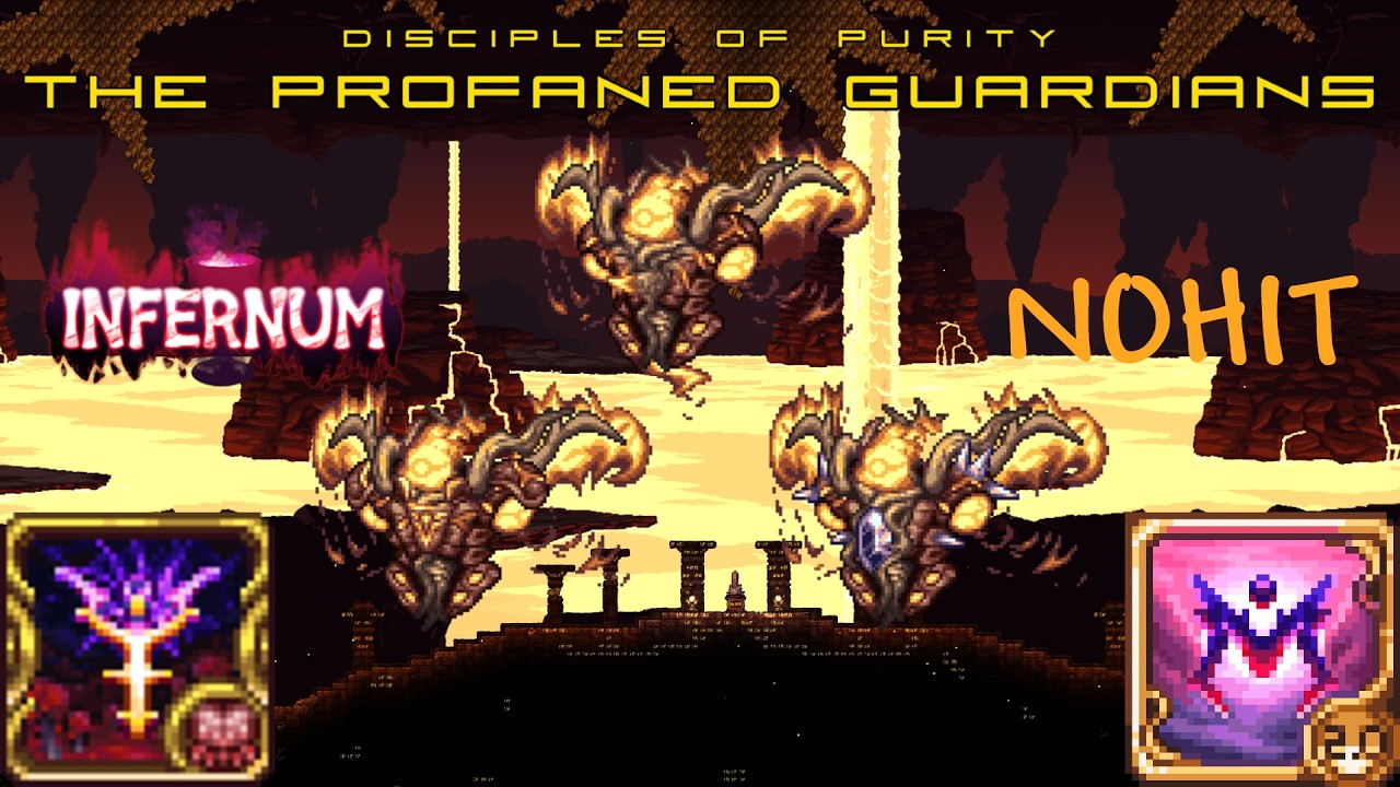 Profaned Guardians Nohit Infernum Mode Calamity Mod - YouTube