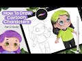 How to draw cartoon characters body  cute art  procreate tutorial