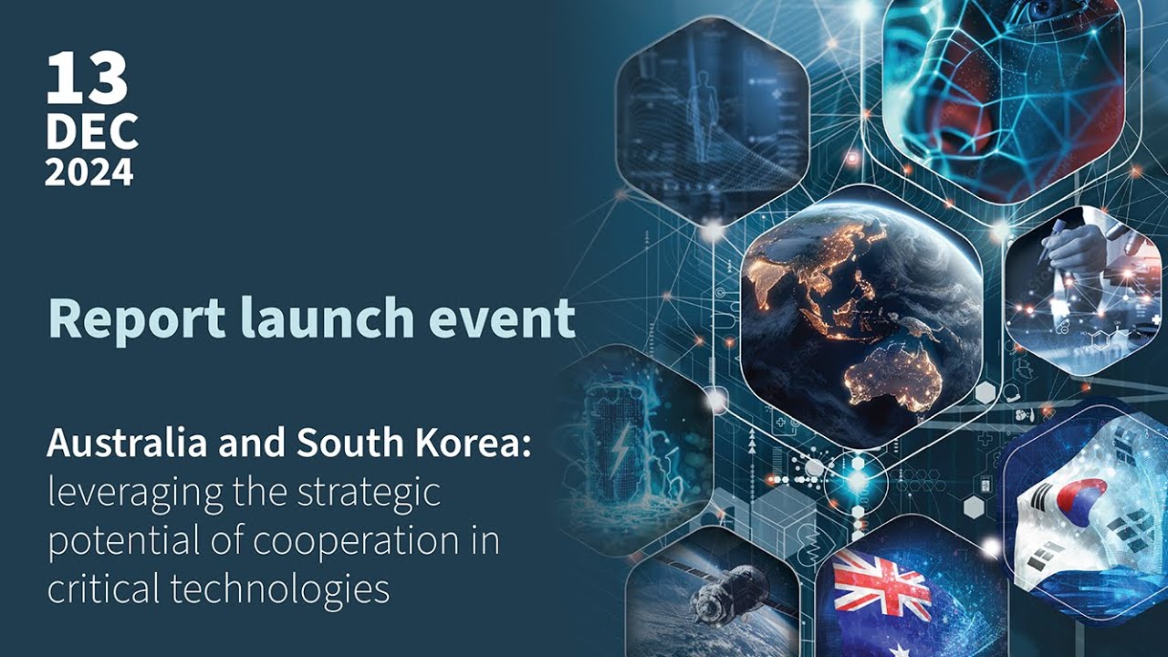 Australia-South Korea Cooperation on Critical Technologies - YouTube