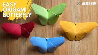 Easy Origami Butterfly | Step-by-Step Paper Butterfly Tutorial | Origami Butterfly for Beginners