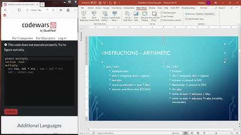 CodeWars In NASM Assembly #1 - Arithmetic (Multiply)