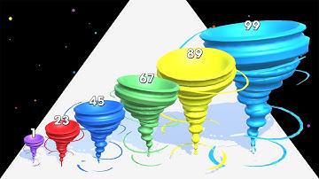 Crazy Tornado Racing 3D - Colorful Gameplay Walkthrough