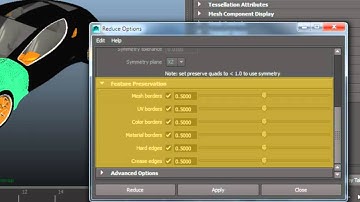Reducing the Polygon Count of a Model