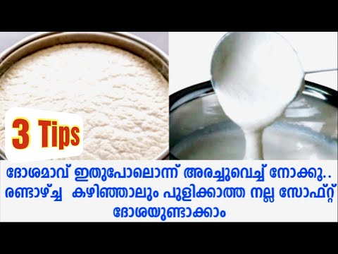 How To Store Dosa Batter Long Time|ദോശമാവ് പുളിയ്ക്കാതിരിക്കാൻ| 3 Kitchen Tips For Soft Dosa