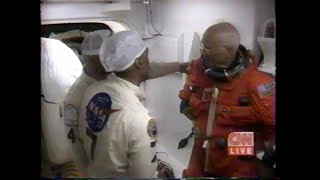 STS-95 Discovery Launch, CNN, October 29, 1998 (John Glenn Shuttle Flight)