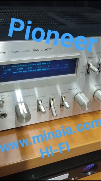 Pioneer SA 9800 - Made in Japan 1976 - 1981 #vintageaudio - YouTube