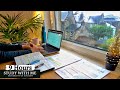 9 HOUR STUDY WITH ME | Background noise, Rain Sound, 10-min Break, No music, Study with Merve