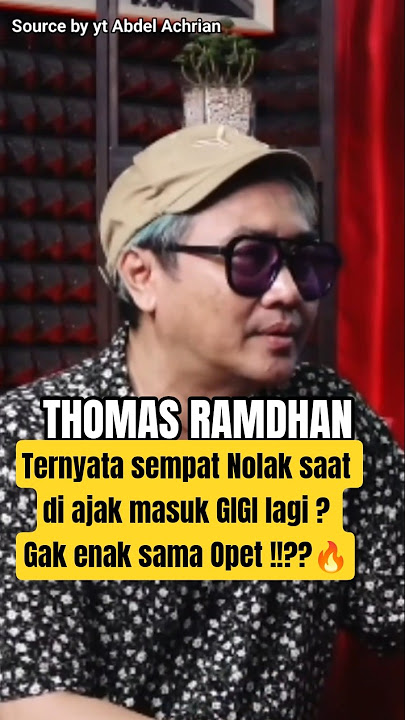 DID THOMAS REFUSE WHEN HE WAS INVITED TO RE-ENTER GIGI? #thomasramdhan #gigiband #podcast