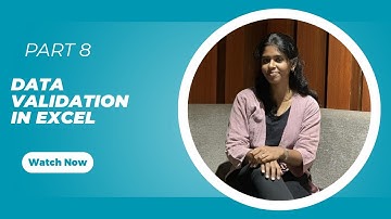 🎯 Master Data Validation in Excel | Step-by-Step Guide| PART 8