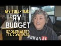 How to save money live in an rv my budget is 70 less than in a house why how  where explained