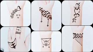 Beautiful Heena Heart Mehndi Tattoo Designs️ New Stylish TATTOO ️ TATTOO DESIGNS with step by step