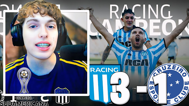 DAVOO XENEIZE REACCIONA Y OPINA DE RACING 3 CRUZEIRO 1 | RACING GANADOR DE LA COPA SUDAMERICANA