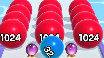 Max Levels 👹🏀🥴Ball Run 2048 Walkthrough Android, iOS Gameplay  PART-18