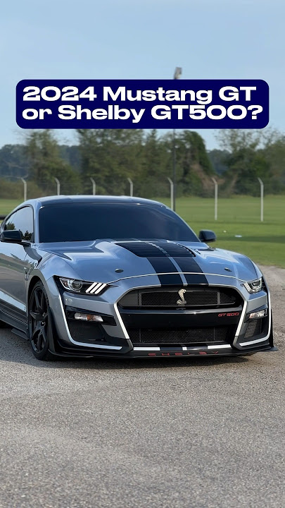 2024 Mustang GT or Shelby GT500? 🤔