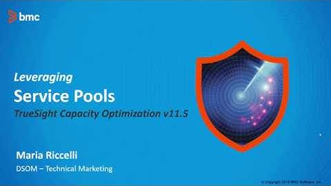 Leveraging Service Pools | TrueSight Capacity Optimization