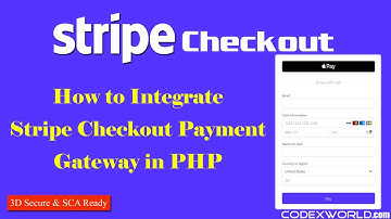 Stripe Checkout Integration in PHP [3D Secure & SCA Ready]