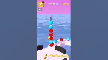 Stack Rider Gameplay Walkthrough Level 62 #shorts #gaming #ytshorts