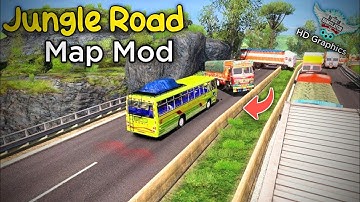 ETS 2 Jungle Map Mod For Bus Simulator Indonesia || Bussid 3.7.1 || Bussid mod map