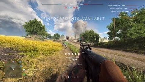 BFV - 10 Man V-1 Rocket Multi Kill