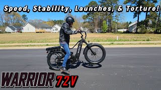 Wired Warrior 72v - Torturing The New Clutch