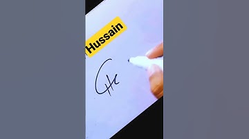 Hussain signature #shorts
