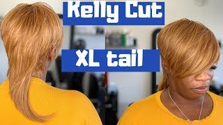 the kelly cut hairstyle black hair