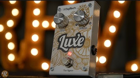 Digitech Luxe Polyphonic Detune Pedal Demo