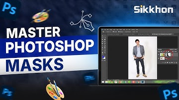 23 - Masking in photoshop, How to Use Photoshop  Layer Masks | photoshop Bangla tutorial | Sikkhon