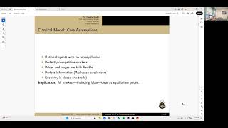 Econ352 - Purdue Univ. - SU26 - Lecture 11: The Classical Model