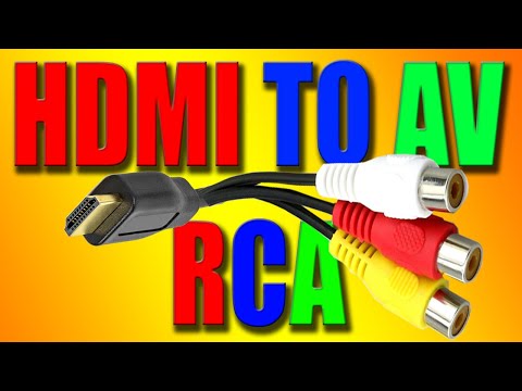 hdmi to av cable connection
