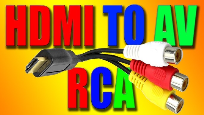 RCA (AV) a HDMI - Demostración del Convertidor 