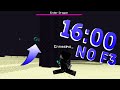 Speedrun: stavo per fare 16 minuti senza usare F3, ma poi...