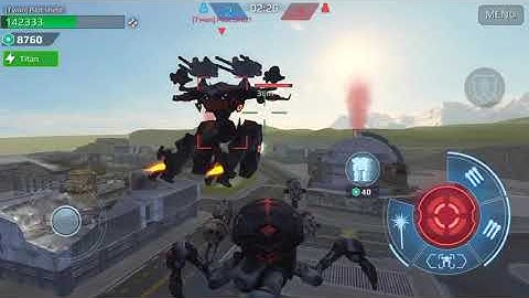 War robots I landed on a ao Ming with my arachnid invader