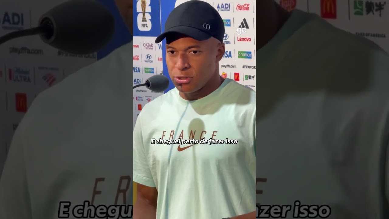 MBAPPÉ DIZ ESTAR FOCADO NA CONQUISTA DE MAIS UM TÍTULO | #shorts | Copa do Mundo 2026 | ge.globo